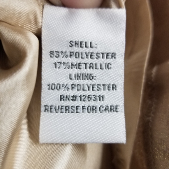 Ronni Nicole gold holiday dress Sz 14 - Picture 4 of 5